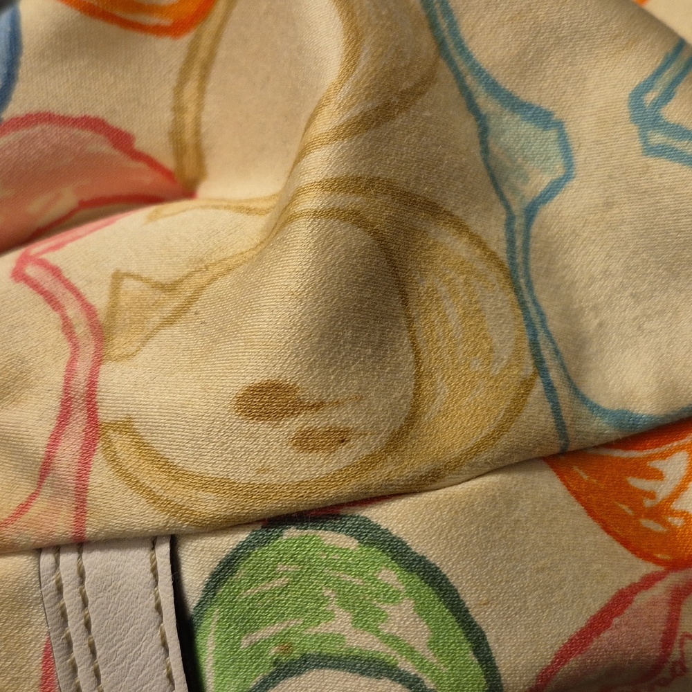 Coach Logo Signature C Print Multicolor Purse - Picture 8 of 12